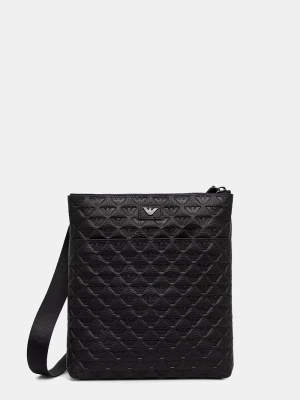 Emporio Armani saszetka męska skórzana czarny