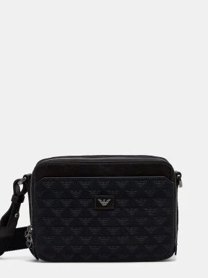 Emporio Armani saszetka męska skórzana granatowy