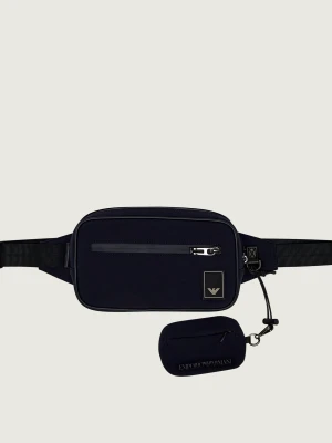 Emporio Armani Saszetka nerka granatowy