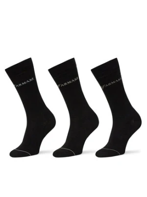 Emporio Armani Skarpety długie EM000554 AF12276 MC061 Czarny