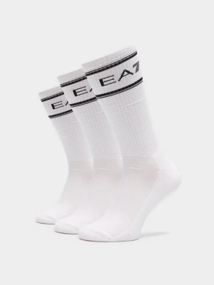 Emporio Armani Skarpety Train Socks U 3 Pack biały