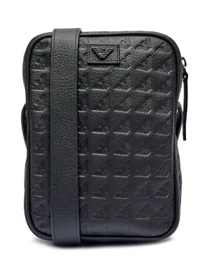Emporio Armani Skórzana reporterka