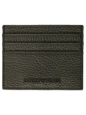 Emporio Armani Skórzane etui na karty