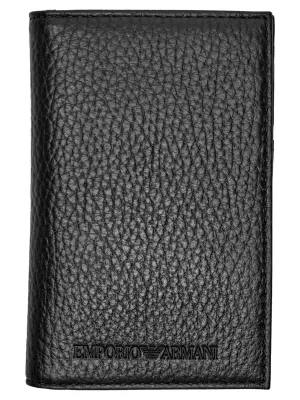 Emporio Armani Skórzane etui na karty