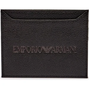 Emporio Armani Skórzane etui na karty