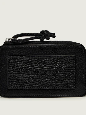 Emporio Armani Skórzane etui na karty
