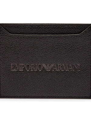 Emporio Armani Skórzane etui na karty