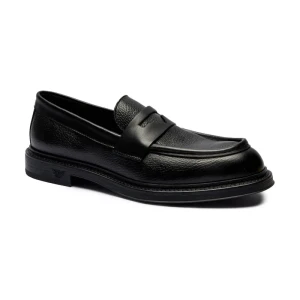 Emporio Armani Skórzane loafersy