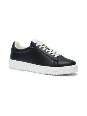 Emporio Armani Skórzane sneakersy