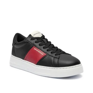 Emporio Armani Skórzane sneakersy