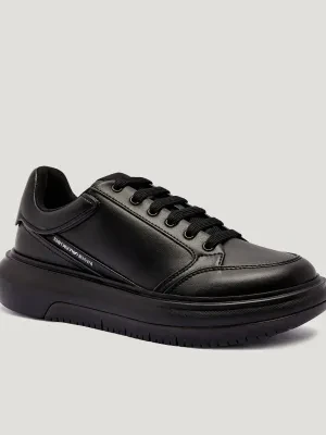 Emporio Armani Skórzane sneakersy