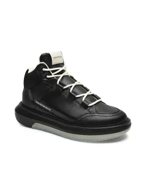 Emporio Armani Skórzane sneakersy