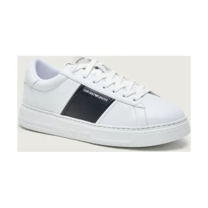 Emporio Armani Skórzane sneakersy