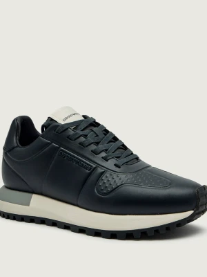 Emporio Armani Skórzane sneakersy