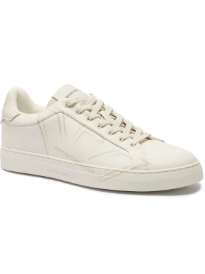 Emporio Armani Skórzane sneakersy