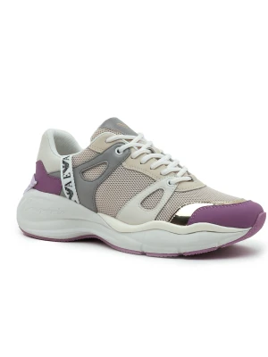 Emporio Armani Skórzane sneakersy