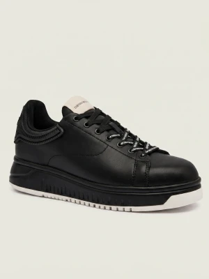Emporio Armani Skórzane sneakersy