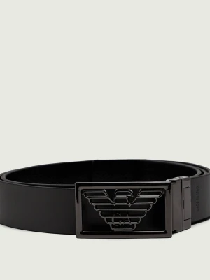 Emporio Armani Skórzany dwustronny pasek