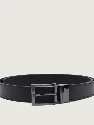 Emporio Armani Skórzany dwustronny pasek