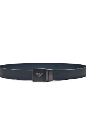 Emporio Armani Skórzany dwustronny pasek