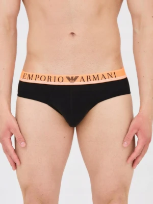 EMPORIO ARMANI Slipy czarne 3-pack, Rozmiar L