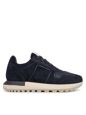 Emporio Armani Sneakersy EM003740 AF19728 ZB005 Granatowy