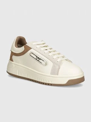 Emporio Armani sneakersy kolor beżowy X3X024 XR222 C680