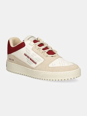 Emporio Armani sneakersy kolor beżowy X4X636 XR156 U225