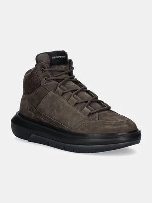 Emporio Armani sneakersy kolor brązowy X4Z135 XR200 U219