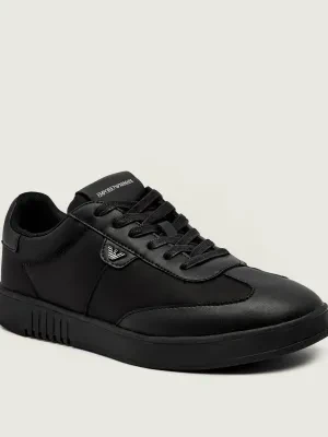 Emporio Armani Sneakersy | z dodatkiem skóry