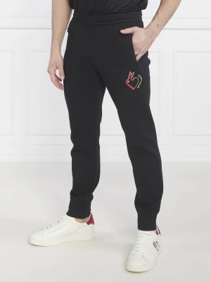 Emporio Armani Spodnie dresowe | Regular Fit czarny
