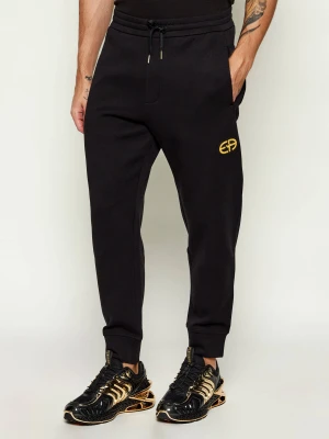 Emporio Armani Spodnie dresowe | Regular Fit czarny