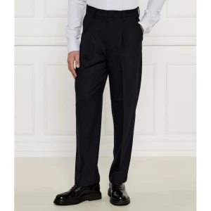Emporio Armani Spodnie | flare fit | z dodatkiem wełny