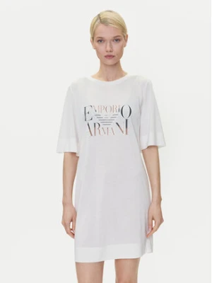 Emporio Armani Sukienka codzienna EW000618 AF12187 U1131 Biały Loose Fit