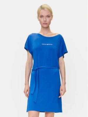 Emporio Armani Sukienka codzienna EW000783 AF12192 UA012 Niebieski Regular Fit