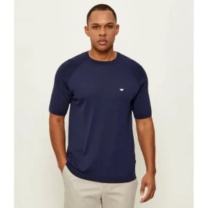 Emporio Armani Sweter | Regular Fit | z dodatkiem jedwabiu