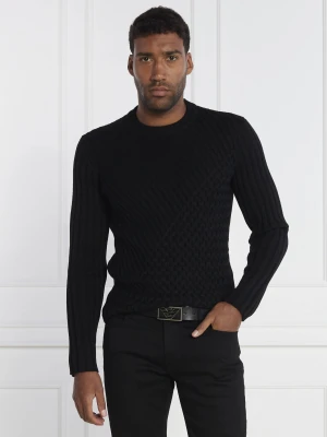 Emporio Armani Sweter | Regular Fit | z dodatkiem wełny