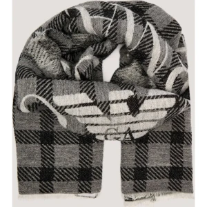 Emporio Armani Szal | z dodatkiem wełny