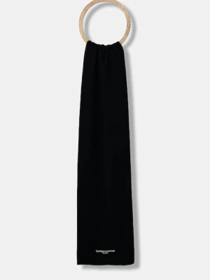 Emporio Armani szalik męski kolor granatowy gładki EM003713 AF18241