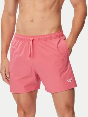 Emporio Armani Szorty kąpielowe EM000583 AF20424 UA303 Różowy Regular Fit