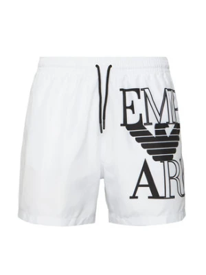 Emporio Armani Szorty kąpielowe EM000583 AF20434 U0002 Biały Regular Fit