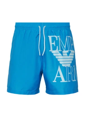 Emporio Armani Szorty kąpielowe EM000583 AF20434 UB025 Niebieski Regular Fit