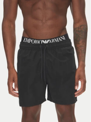 Emporio Armani Szorty kąpielowe EM000686 AF12329 MC117 Czarny Regular Fit