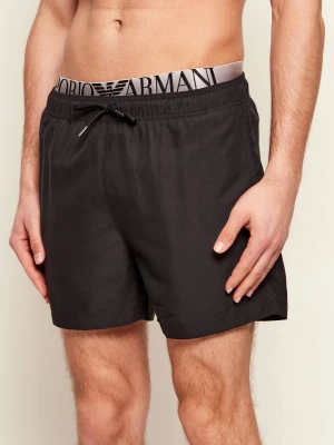 Emporio Armani Szorty kąpielowe | Regular Fit czarny
