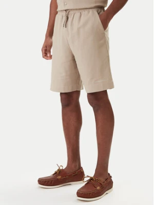 Emporio Armani Szorty materiałowe EM000681 AF20590 U6213 Beżowy Regular Fit