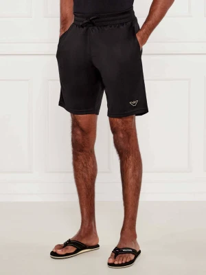 Emporio Armani Szorty | Regular Fit czarny