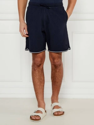 Emporio Armani Szorty | Regular Fit granatowy