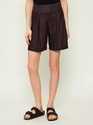 Emporio Armani Szorty | Regular Fit | z dodatkiem lnu