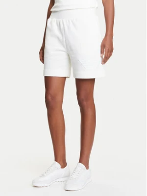 Emporio Armani Szorty sportowe EW000778 AF12186 U1131 Biały Loose Fit