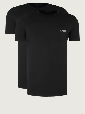 Emporio Armani T-shirt 2-pack | Fitted fit czarny